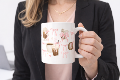 Coffee and bows-undefined