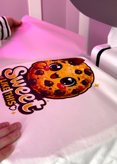 Cute cookie with bow-undefined