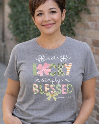 Not lucky. Simply blessed.-undefined