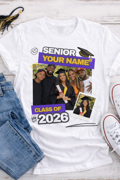 Celebrate your graduate with a custom design like this.-undefined